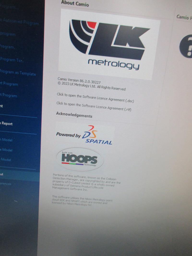 Metris Hera 12.9.7 CMM (Coordinate Measuring Machine)