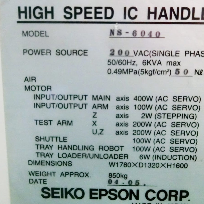 Seiko / Epson NS 6040 Handler