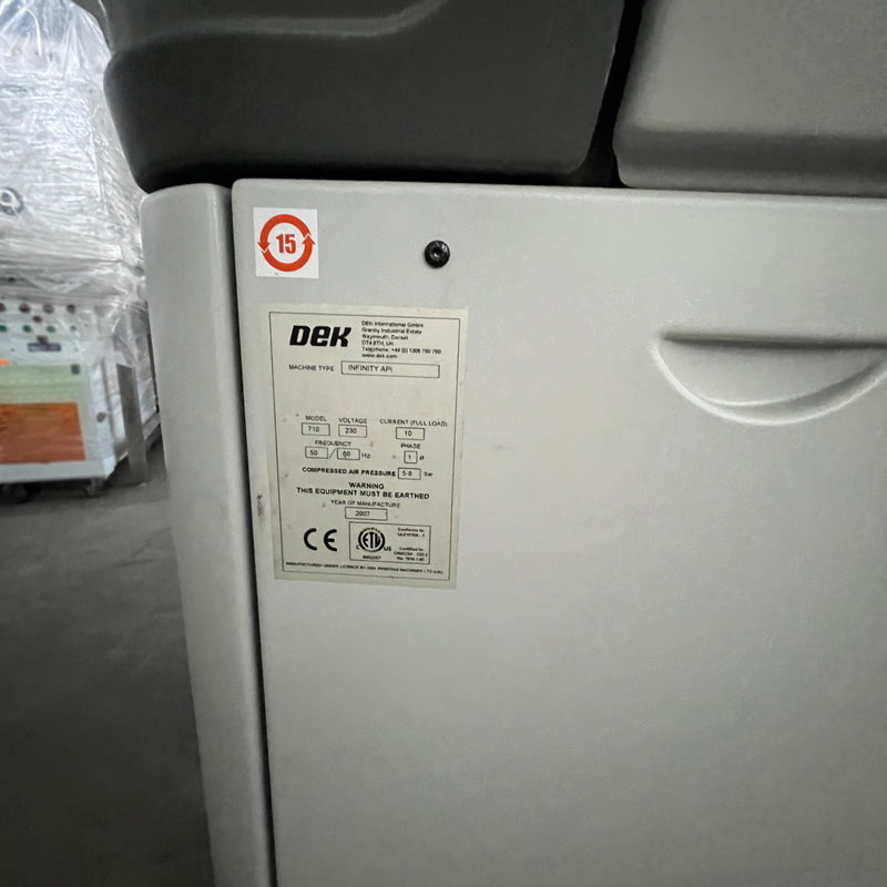 Dek Infinity APi Screen Printer