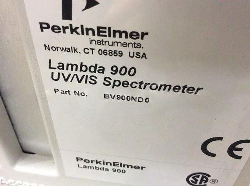 Perkin Elmer Lambda 900 UV-VIS-NIR Spectrometer (Ultraviolet-Visible-Near-Infrared)