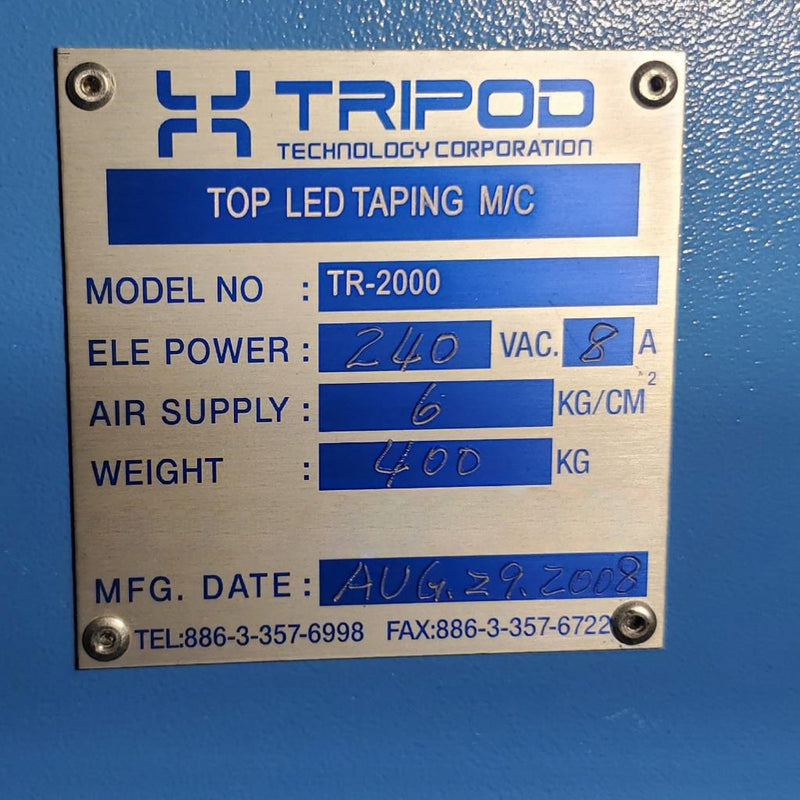 Tripod TR 2000 Automatic Taping Machine