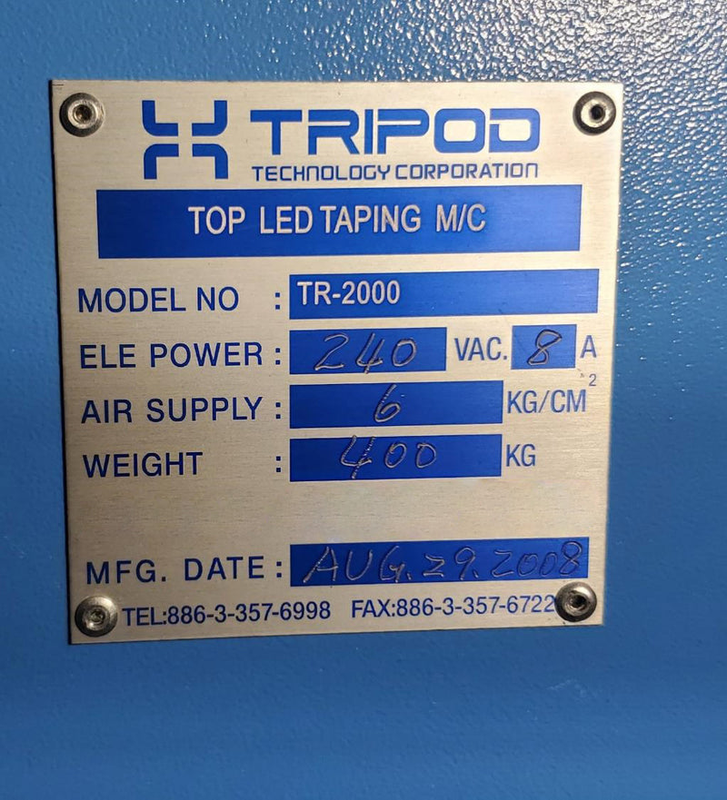 Tripod TR 2000 Automatic Taping Machine