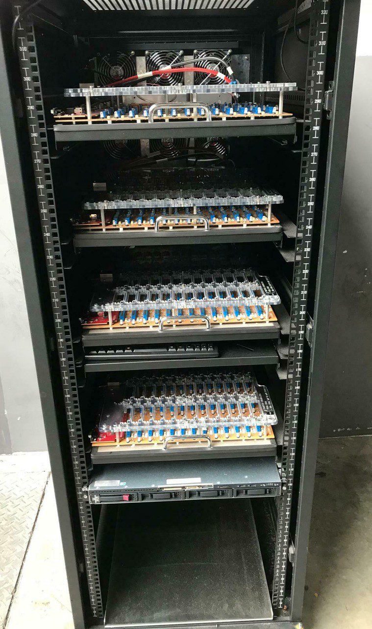 Micron Hard Disk Test Station