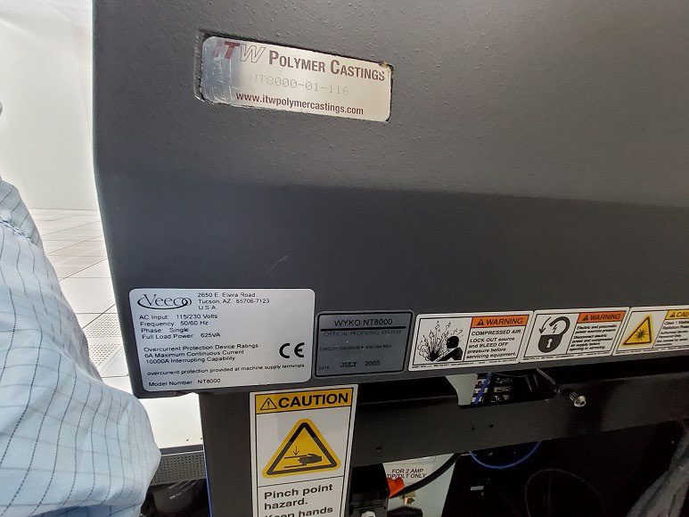 Veeco / Wyko NT 8000 Optical Profilometer