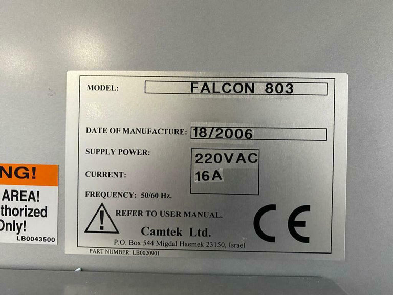 Camtek Falcon 803 AOI (Automated Optical Inspection)
