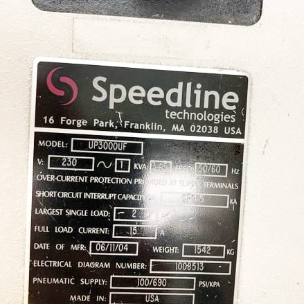 Speedline / MPM Ultra Flex 3000 Screen Printer