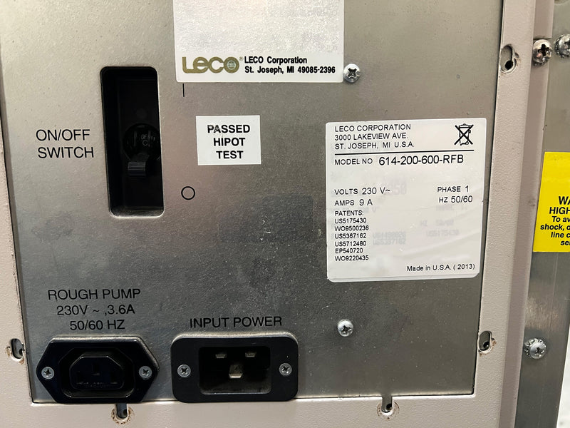Leco Pegasus HT Spectrometer
