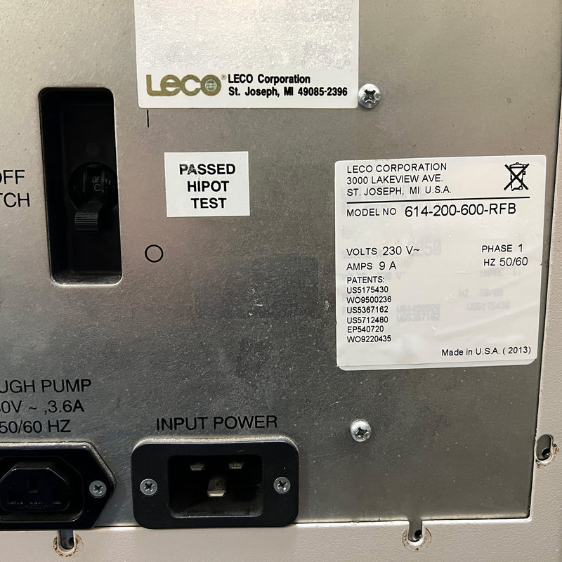 Leco Pegasus HT Spectrometer