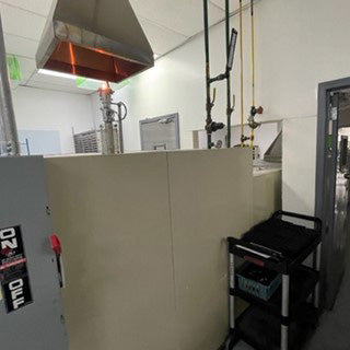 Lindberg 834 A 12-B 12- C 12-D 3-E 12 Continuous Mesh Belt Brazing Furnace
