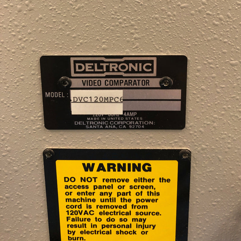 Deltronic DVC 120 MPC 6 Video Comparator