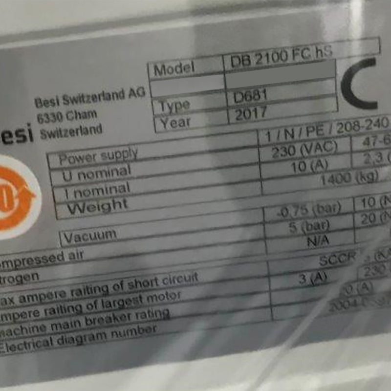 Esec DB 2100 FC HS Die Bonder