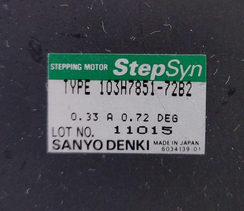 Sanyo Denki 103 H 7851-72 B 2 Stepper Motor