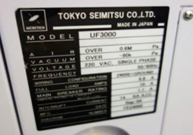 Accretech / TSK UF 3000 Automatic Wafer Prober