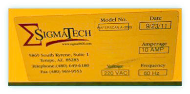 Tamar Technologies Waferscan 200
