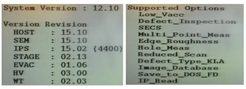 Hitachi S 8820 CD-SEM (Critical Dimension Scanning Electron Microscope)