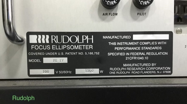 ONTO / Rudolph FE IV Thickness Measurement