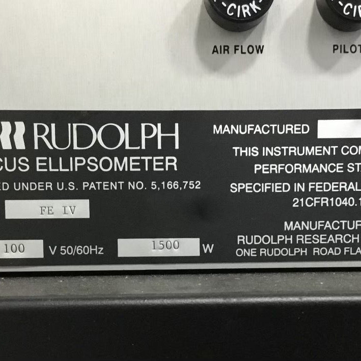 ONTO / Rudolph FE IV Thickness Measurement