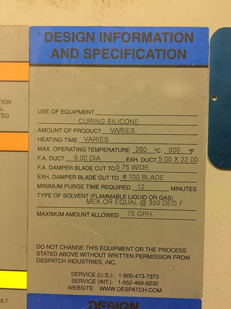 Despatch PSD 3-77 S 1 G Oven