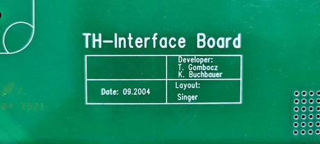 Eagle E 1 4000 V 1 TH Interface Board