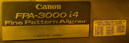 Canon FPA 3000 i 4 Fine Pattern Aligner