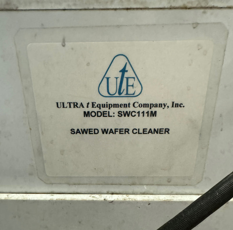 UTE SWC III M Sawed Wafer Cleaner