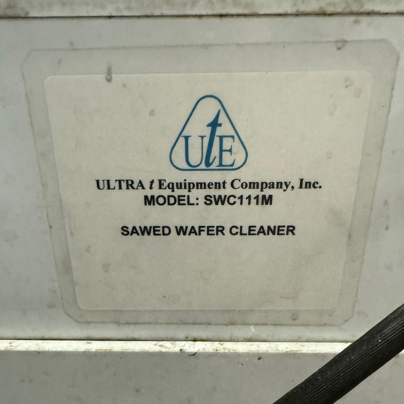 UTE SWC III M Sawed Wafer Cleaner