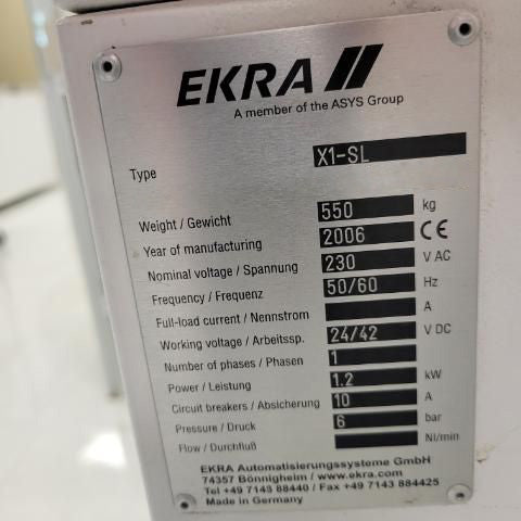 Ekra X 1 SL Screen Printer