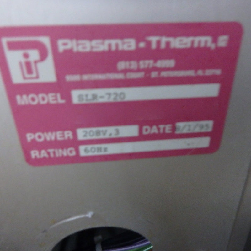 Plasmatherm SLR 720 DRIE (Deep Reactive Ion Etch)