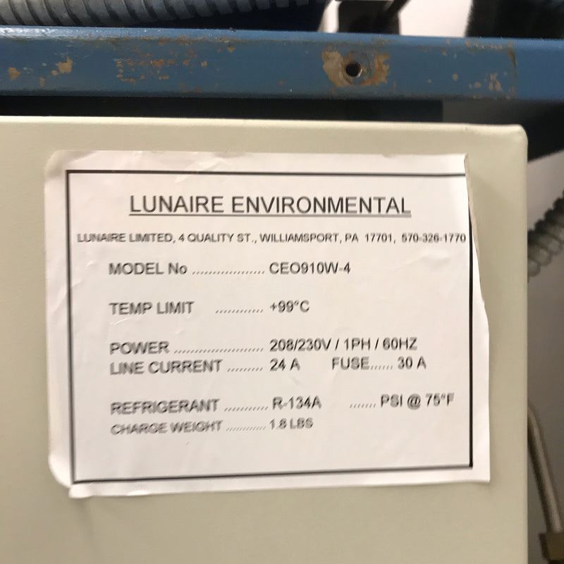 Lunaire CEO 910 W 4 Environmental Chamber