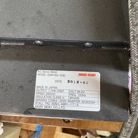 Mori Seiki DDM 160-530 AC Servo Motor