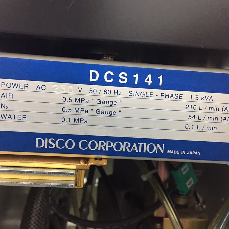 Disco DCS 141 Wafer Cleaner / Spin Dryer