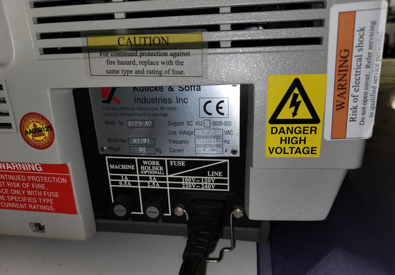 K&S 4523 AD Wire Bonder