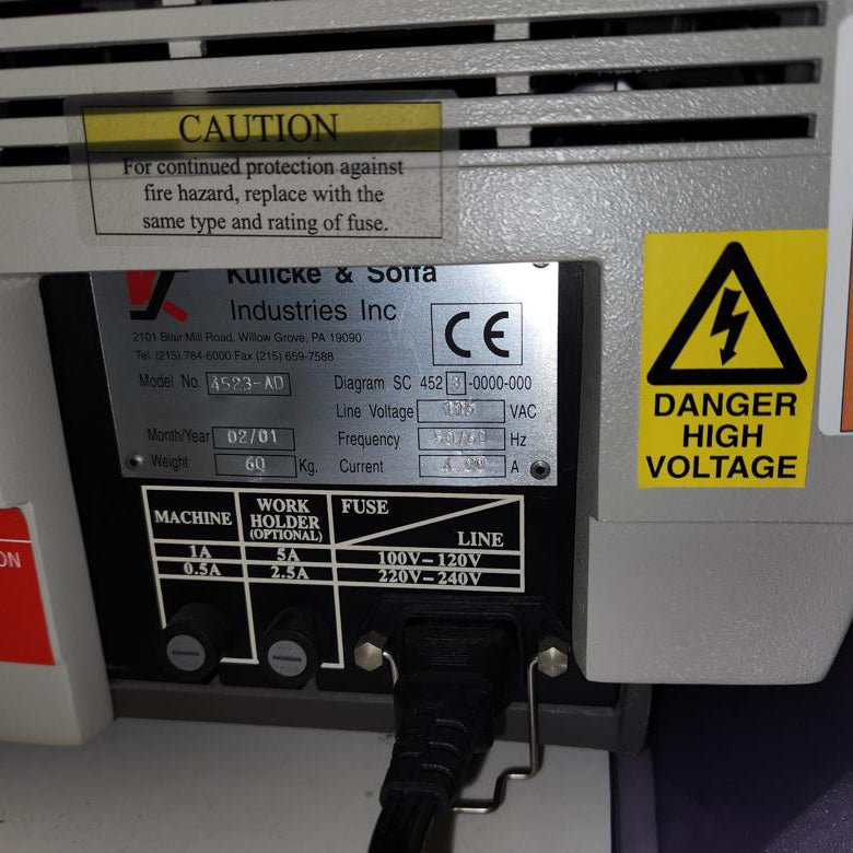 K&S 4523 AD Wire Bonder