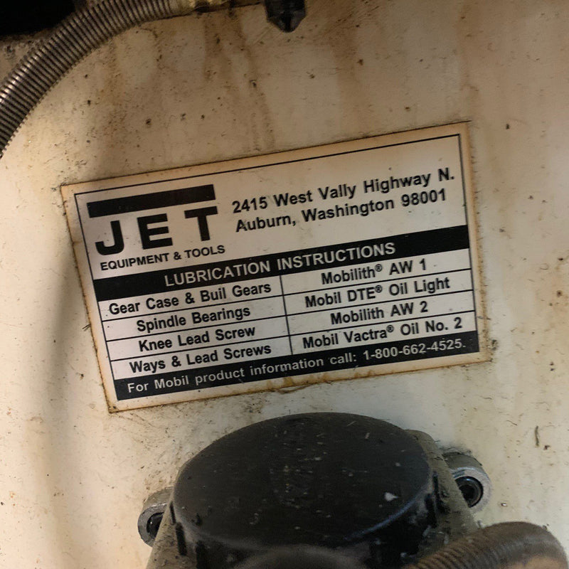 Jet JTM 4 VS Variable Speed Turret Mill