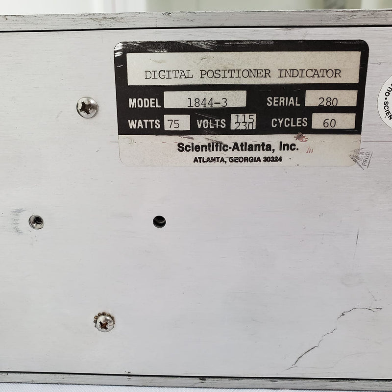 Scientific Atlanta 1844-3 Digital Position Indicator