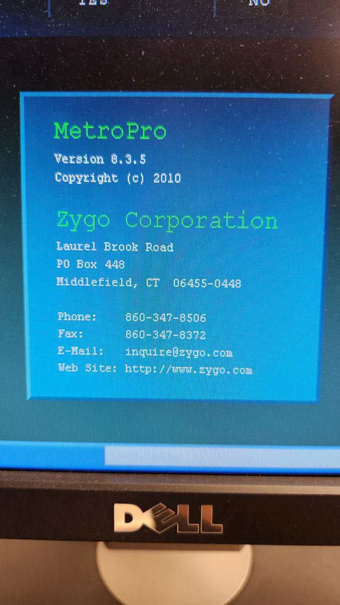 Zygo Newview 7300 3D Profilometer