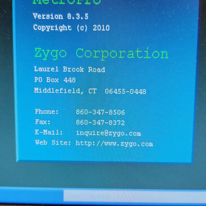 Zygo Newview 7300 3D Profilometer