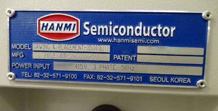 Hanmi 3500 DL Pick and Place