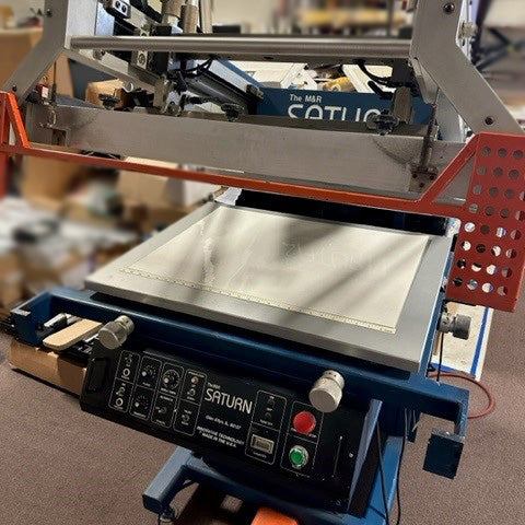 M & R Saturn SATFB 1526 Screen Printing Press