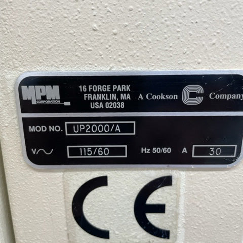 Speedline / MPM UP 2000 A Screen Printer