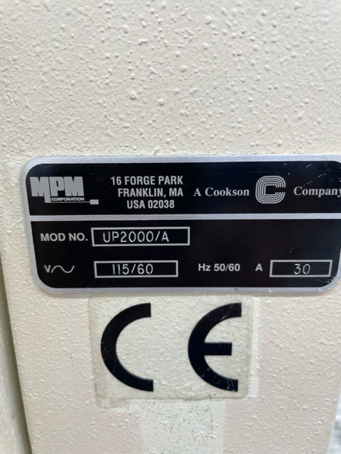 Speedline / MPM UP 2000 A Screen Printer