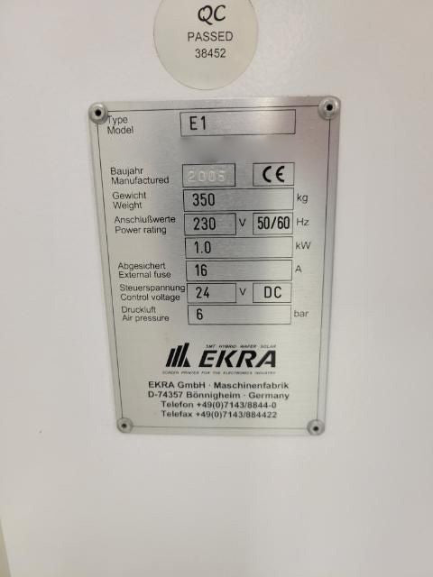 Ekra E 1 Screen Printer