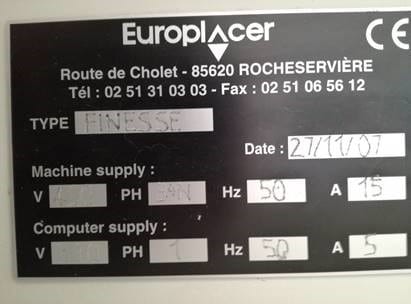 Europlacer Finesse