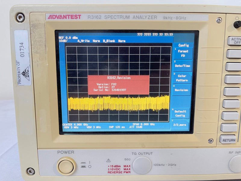 Advantest R 3162 Spectrum Analyzer