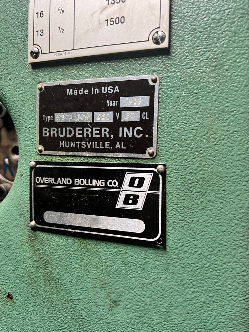 Bruderer BSTA 30 H Precision High Speed Automatic Punch Press