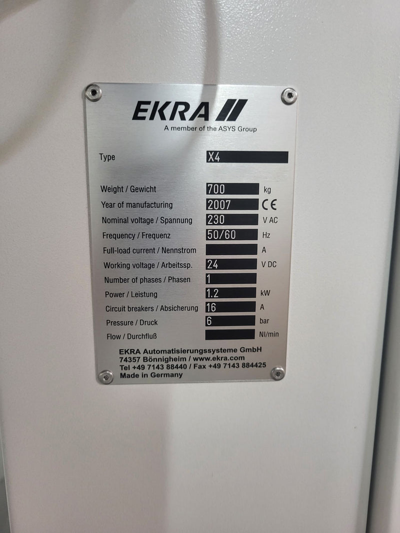 Ekra X 4 Screen Printer