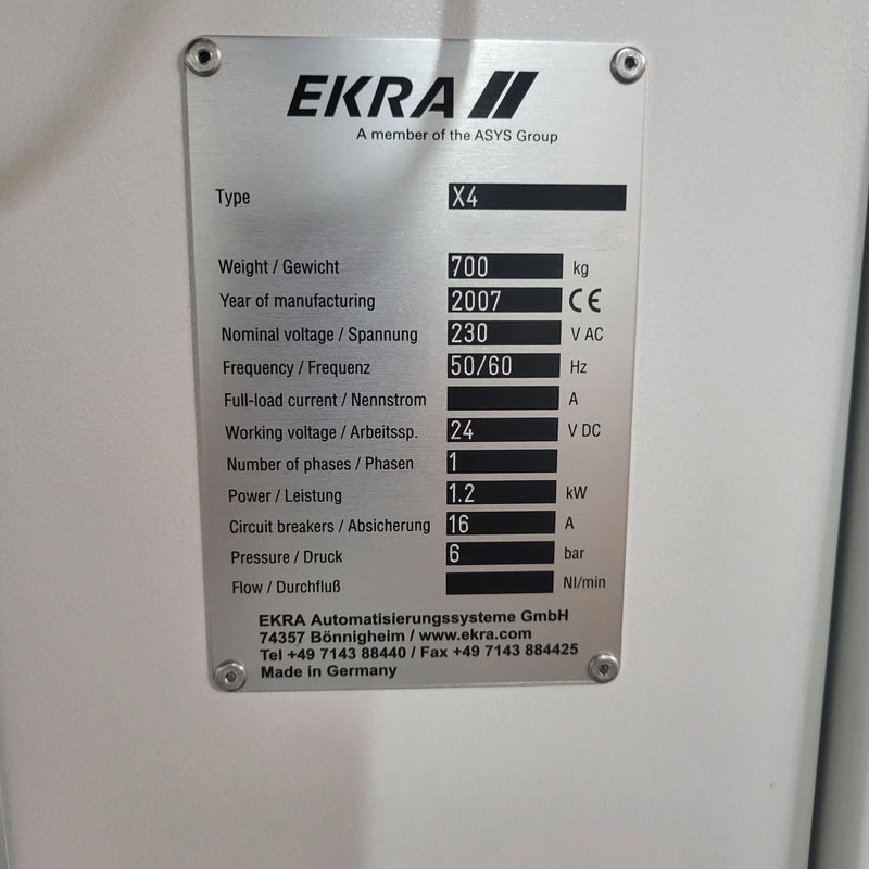 Ekra X 4 Screen Printer