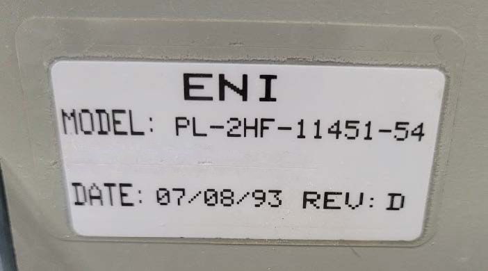 ENI Plasmaloc 2 HF Low Frequency Generator