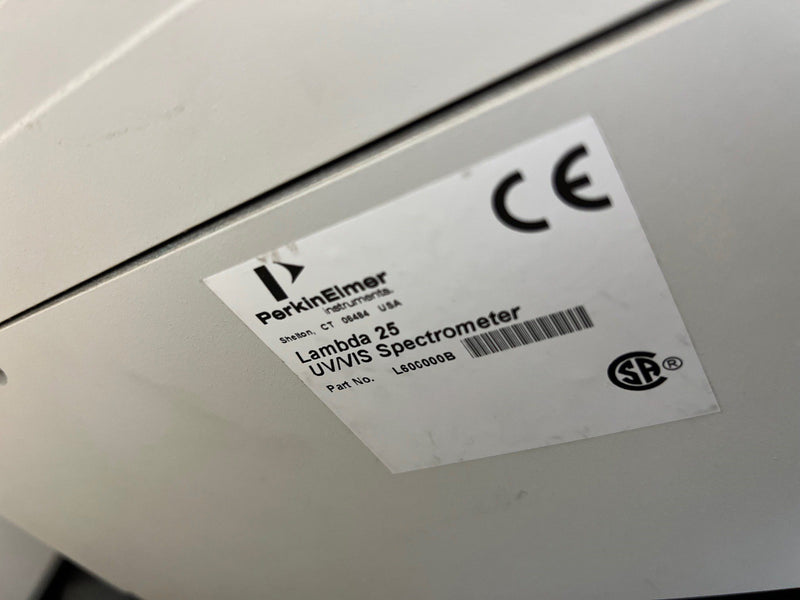 Perkin Elmer Lambda 25 UV-VIS Spectrometer