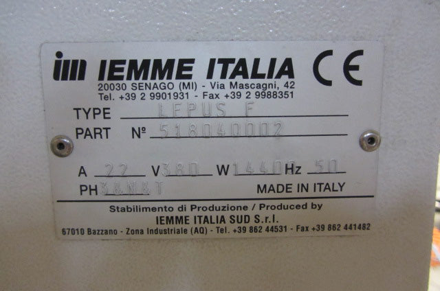 IEMME Lepus F Wave Soldering